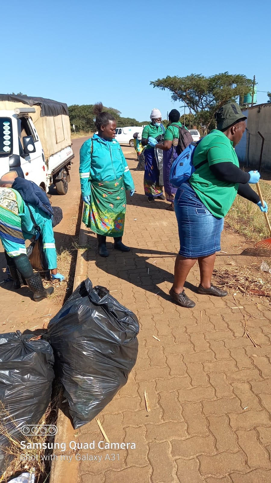 Cleaning campaign at Dzingahe Village